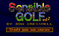 Sensible Golf editor